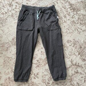 Ivivva by Lululemon Girls Cropped Jogger Sweatpants Grey | Size 14